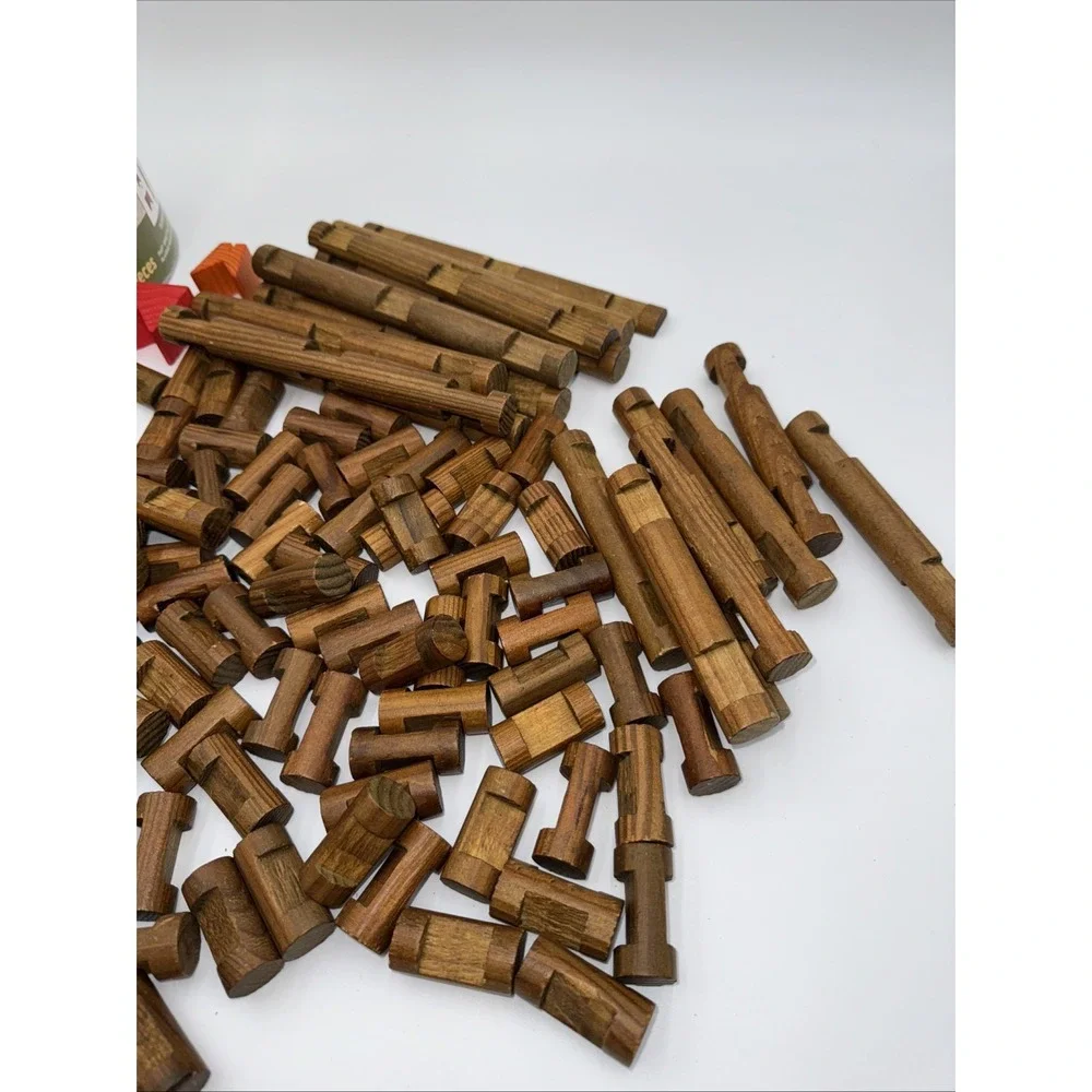 Frontier Logs Pony Express 114 Piece Set‎ By Ideal Timeless Toys Complete